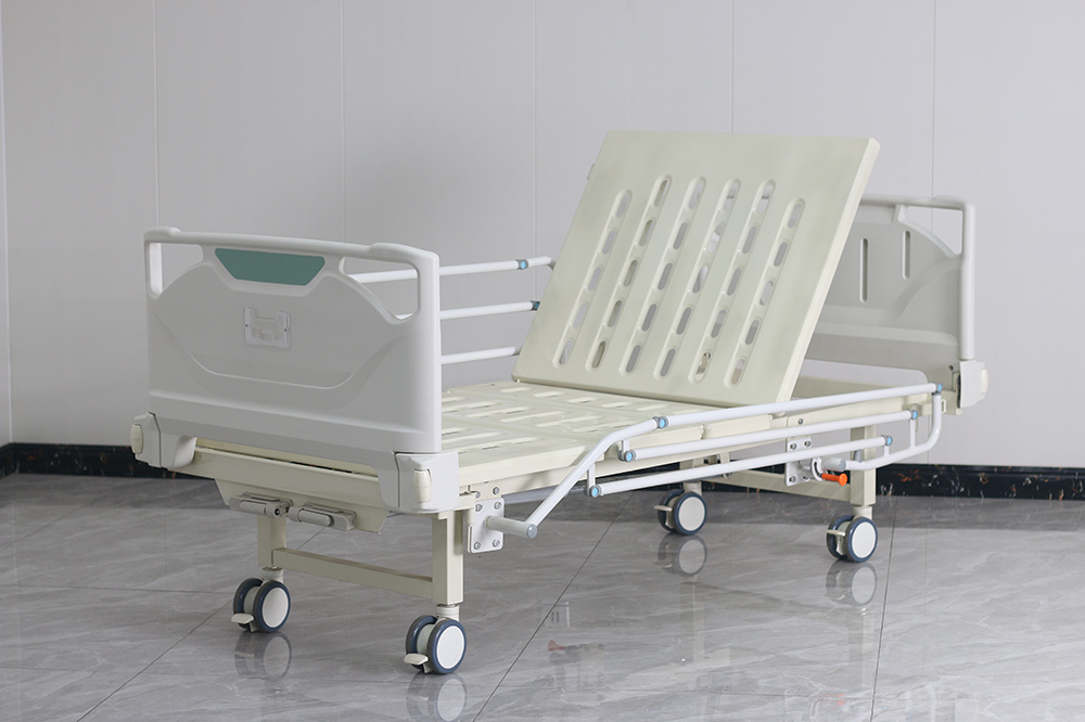 Japanese guardrail two cranks hospital bed HR-S15 (4)xko