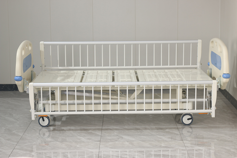 Manual two cranks hospital bed HR-S08-1 (4)yzk