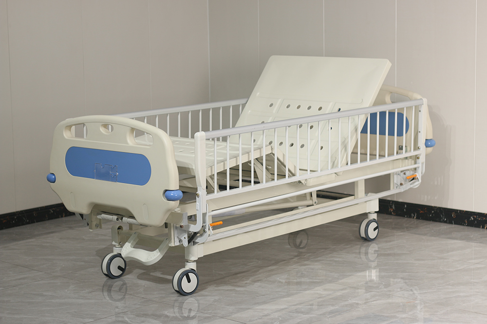 Manual two cranks hospital bed HR-S08-1 (8)z24