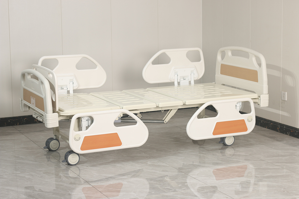 Manual two cranks hospital bed HR-S09-1 (8)jao