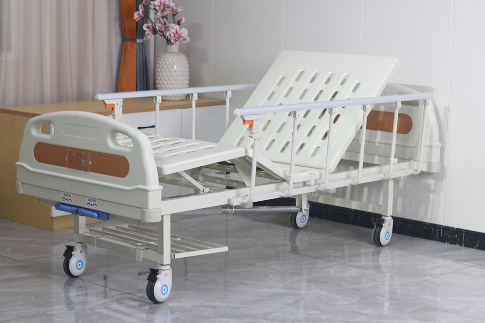 Manual two cranks hospital bed HR-S16-1 (2)4um