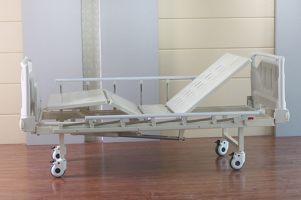 Manual two cranks hospital bed HR-S18 (4)ybw