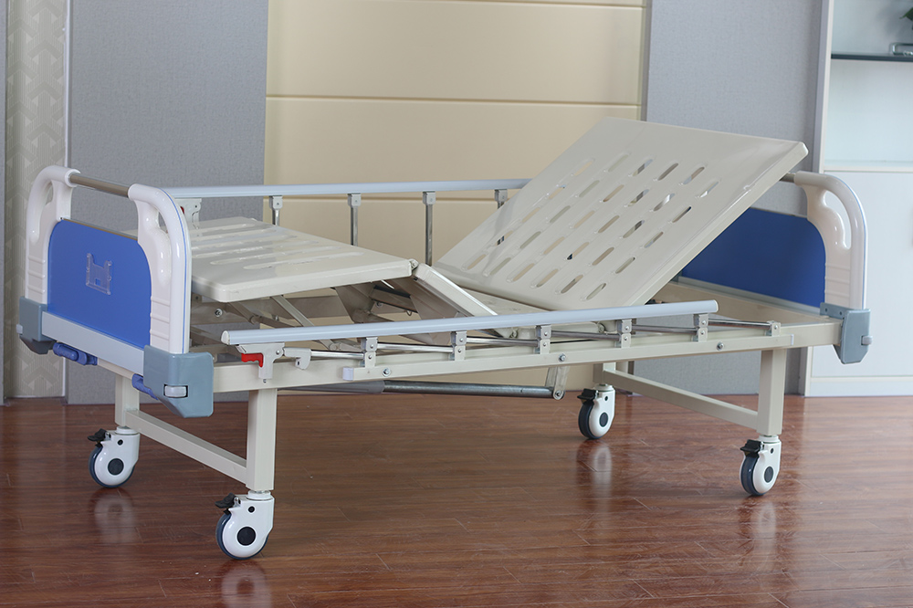 Manual two cranks hospital bed HR-S21 (3)dox