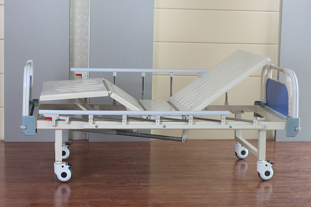 Manual two cranks hospital bed HR-S21 (4)7dl