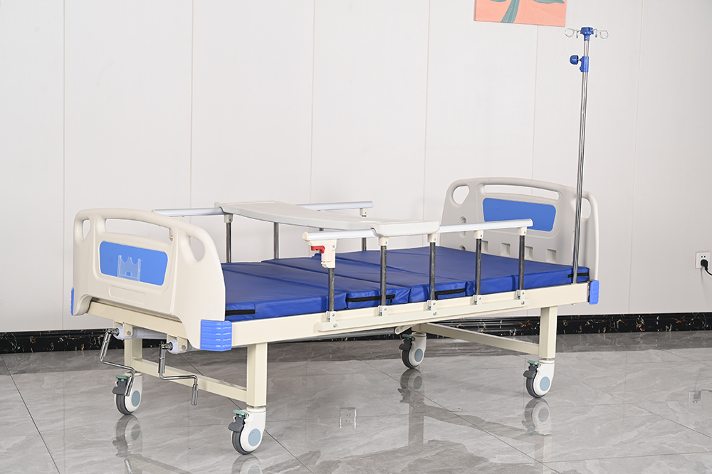 Manual two cranks hospital bed HR-S27 (11)v7k