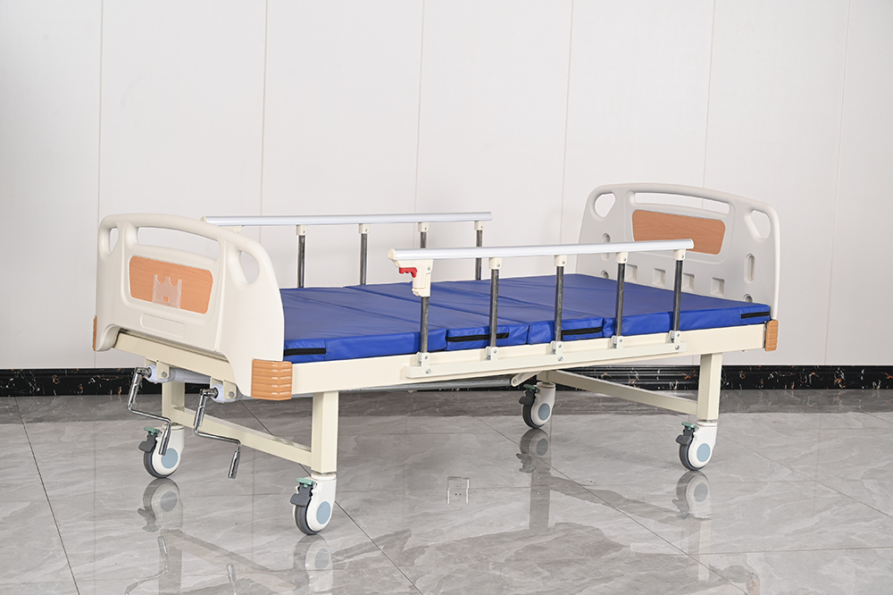 Manual two cranks hospital bed HR-S27 (2)n3f
