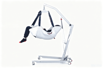 Chariot de transfert électrique pour patients (pieds actionnés au pied)