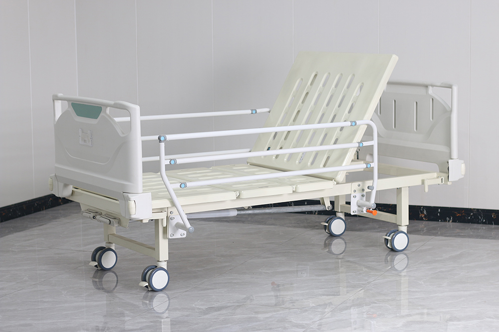 Japanese guardrail two cranks hospital bed HR-S15