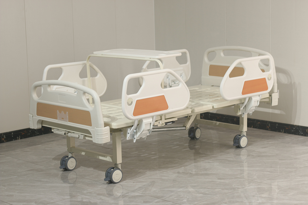 Manual two cranks hospital bed HR-S09-1