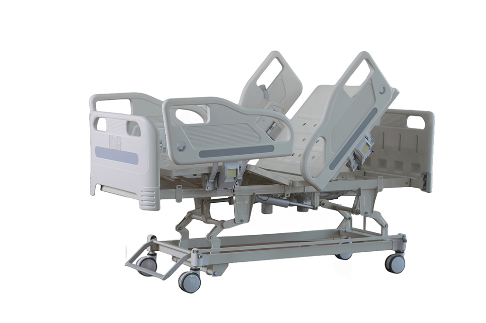 Quality electric five function hospital bed: comfortable and intimate, practical and reliable