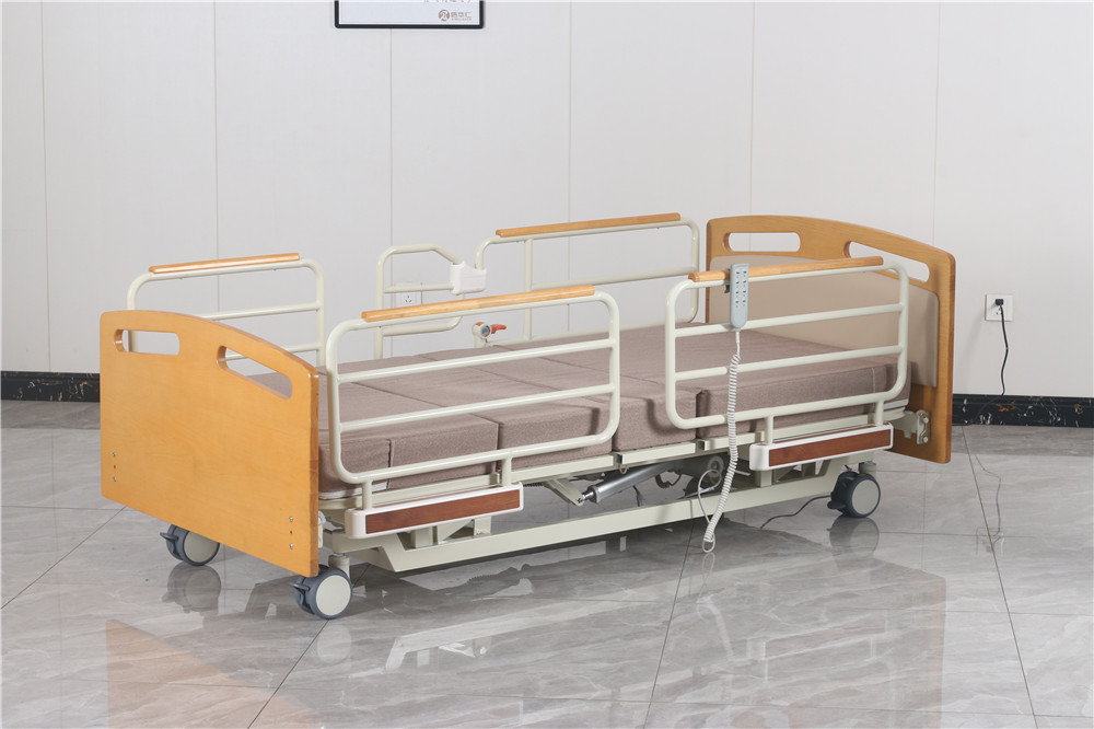 Ultra low electric three function elderly friendly bed: intimate ca...