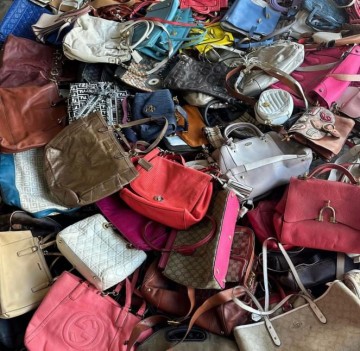 A01-2 leather brand bag(full leather) Partially coded