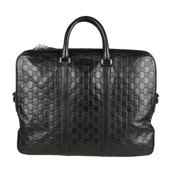 A13-1 used leather bag (men) Leather briefcase