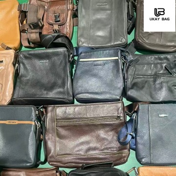 A13 Premium Men Used Leather Bag Wholesale | Direct Factory Supplier Manufacturer Custom OEM Bulk B2B Procurement