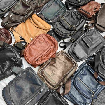 A13-2 Quality Men Leather Waist & Chest Bags Wholesale | Factory Supplier Manufacturer Custom OEM Bulk B2B Stock