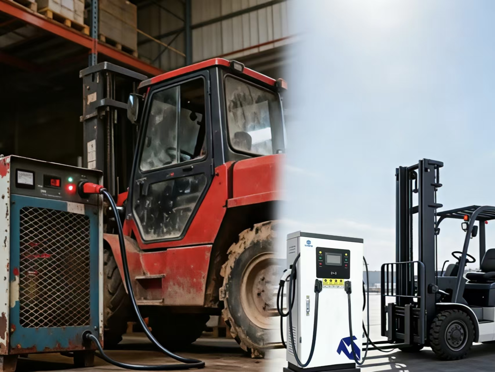 Evolution of Construction-Vehicle Chargers: TITANS the Zero-Carbon Era with Technology