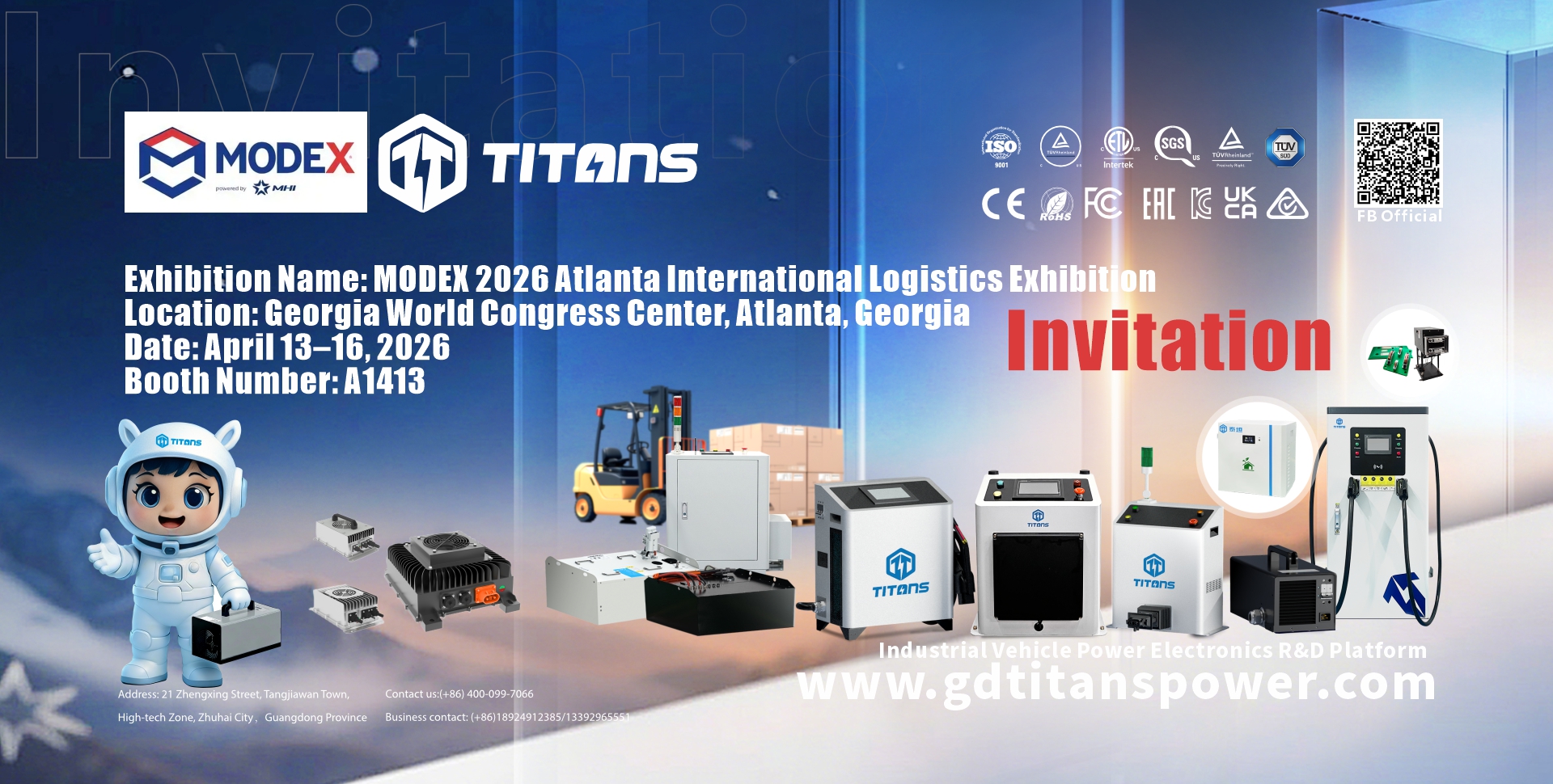 MODEX 2026: TITANS Awaits You at Booth A1413