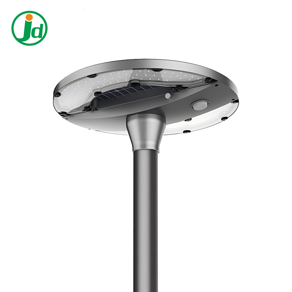 JD-SLG021 10W 15W 20W Outdoor Waterproof Aluminum Solar Top Post Garden Light