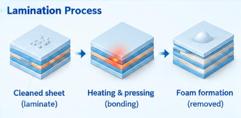 Why Bubbles Form in LTCC Sintering: Key Process Links