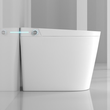 OL-DS58 Smart One-Piece Toilet | Full-Auto Foot-Kick Lid Open | No Water Pressure Restriction | Foam Shield Technology | Siphon Flushing | Electric Bidet Toilet