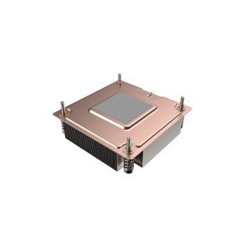 1U פּאַסיווער דאַמפער קאַמער CPU קילער פֿאַר LGA 1700 סאָקעט