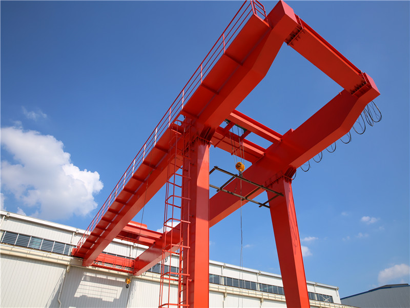 MHSE Type Double Girder Half Gantry Crane