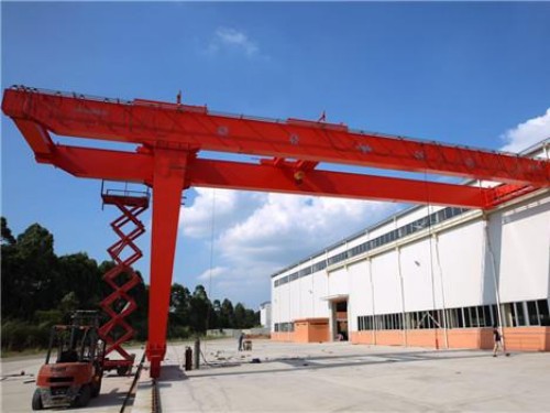 MHSE Type Double Girder Half Gantry Crane