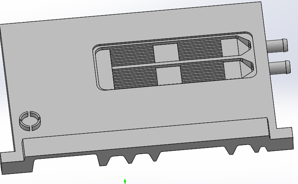 Change to 5mm width to allow friction welding in the middle, ensuring the rib and cover plate are welded together