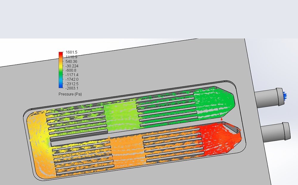 Fluid Pressure Distribution Map