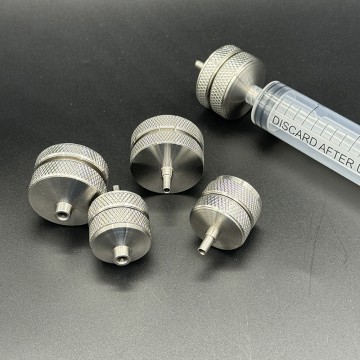 Reusable stainless steel needle filters