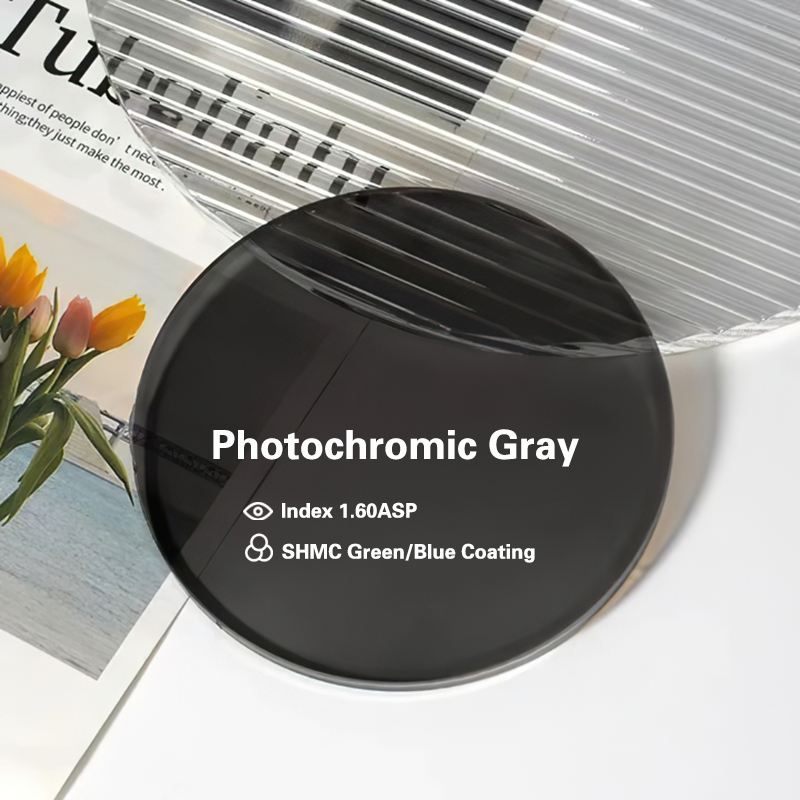 Photochromic Lenses, High-Definition Gray Optical Lenses