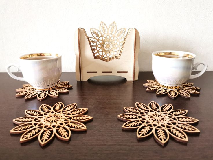 DIY Laser Cut Coasters