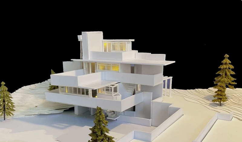 Application of Henghao laser cutting machine in architectural model making