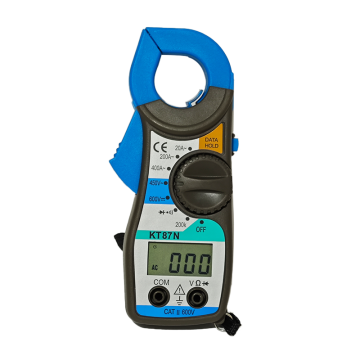 KT87N Digital Clamp Meter 400A AC/DC Clamp-On Multimeter with NCV Tester & Backlit LCD