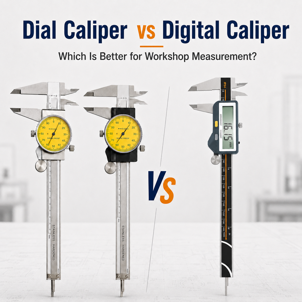 Dial Caliper vs Digital Caliper: Which Is Better for Workshop Measurement?