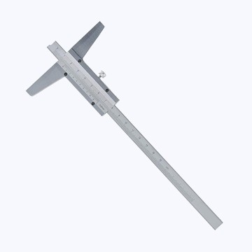 Precision Vernier Depth Caliper Stainless Steel Gauge for Depth Measurement
