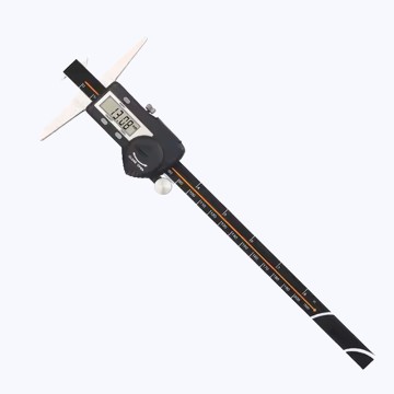 0-200 mm digital depth stainless steel caliper with double hooks