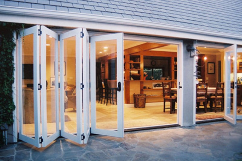 aluminum folding door custom OEM ODM Yaoxing Aluminum