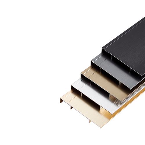 New Design Aluminum Tile Trim Profile with Different Aluminum Baseboard Skirting Board