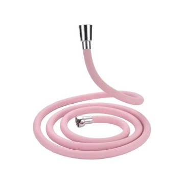 Plastic Reinforce shower hose 1.2m Pink PVC shower hose