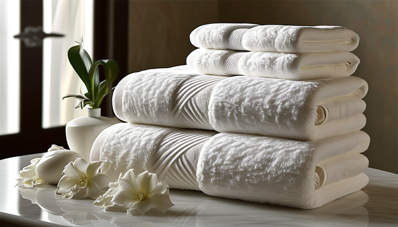 What towels are used in 5 star hotels?