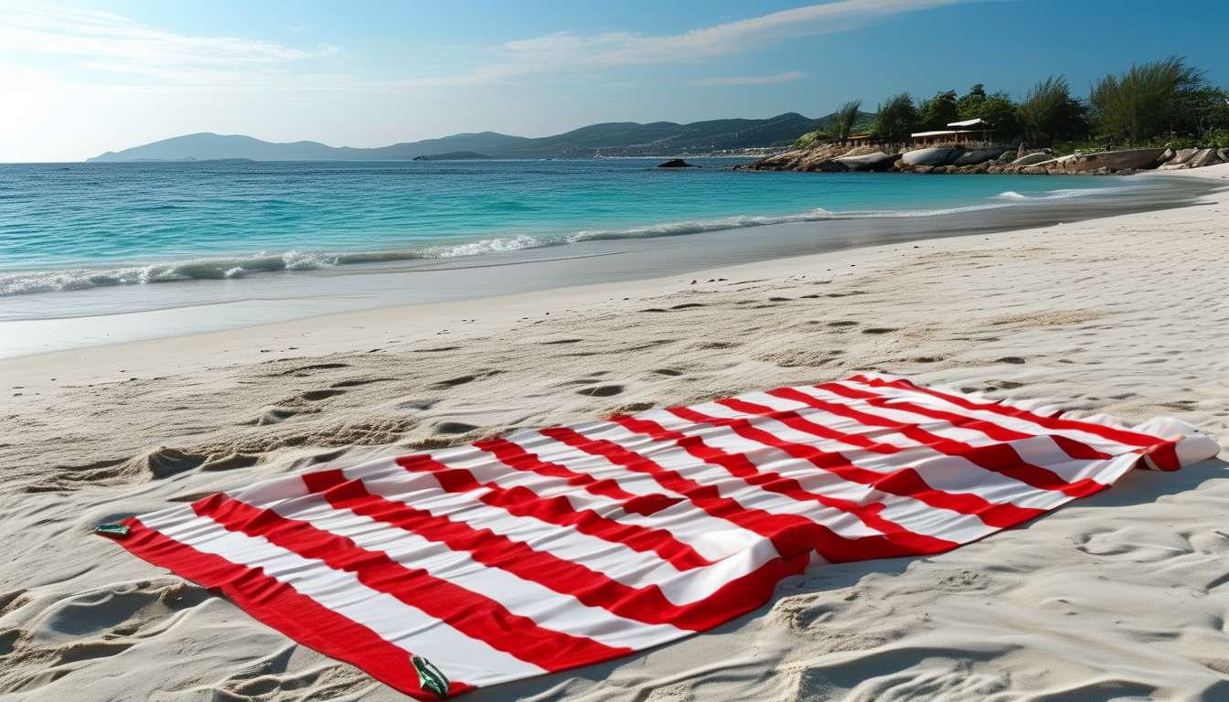 Why are beach towels striped?