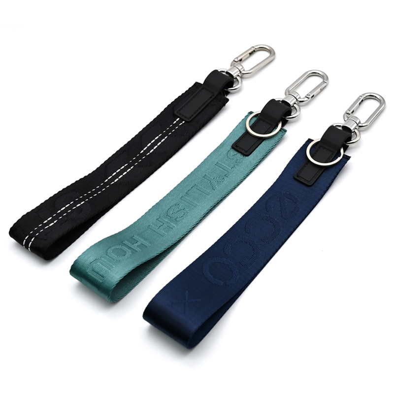 Kualiti Jacquard Keyrings