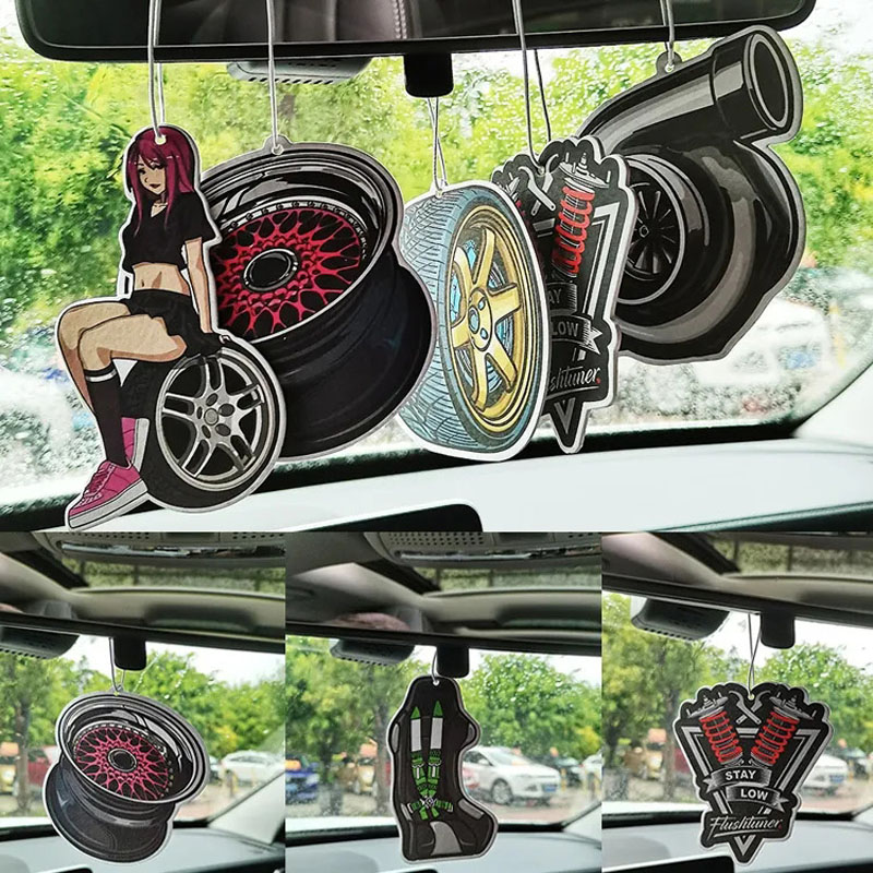 Deodorante per auto in carta da appendere