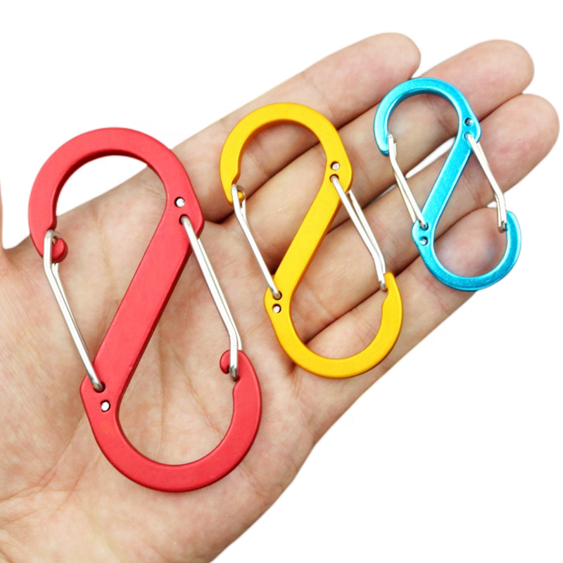 S-Karabiner mit Schloss