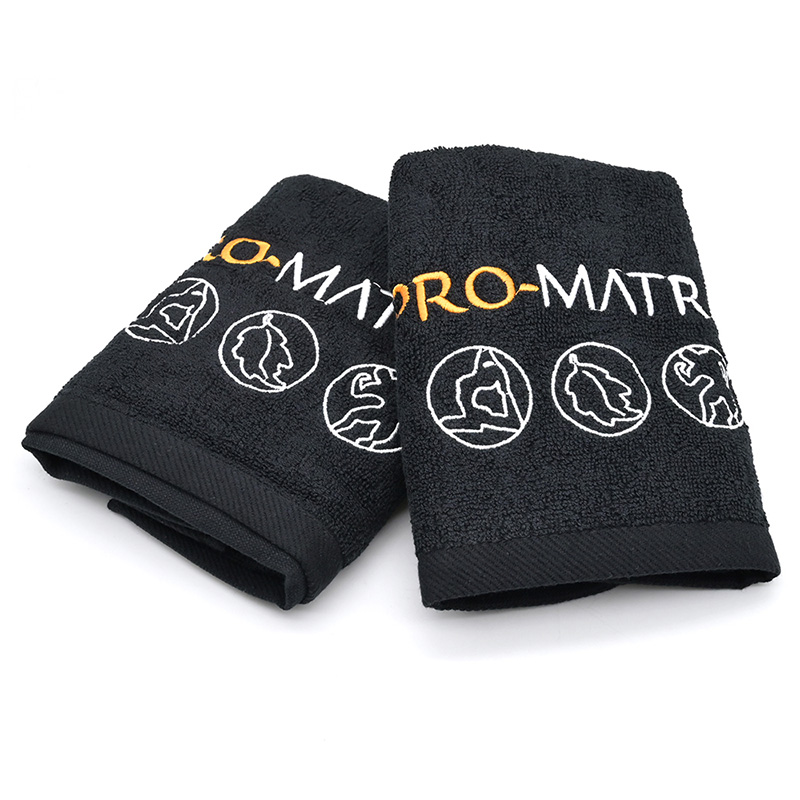 Luxury Soft Cotton Towels Custom Embroidered Logo Sports Towel For Gym