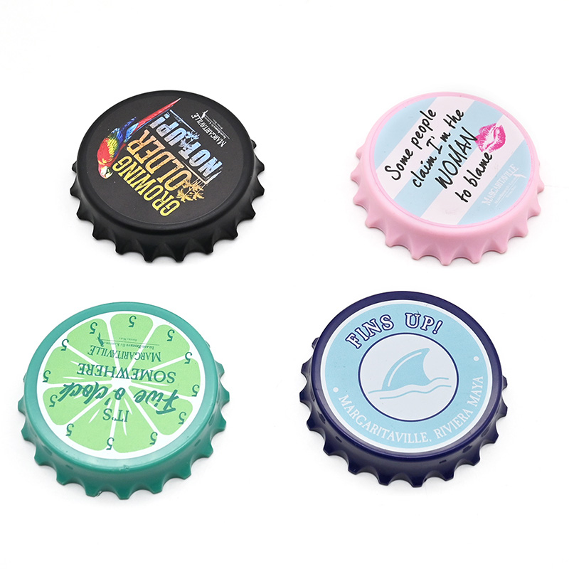 Apribottiglie magnetico personalizzabile per birra, produttore di magneti per frigorifero con logo personalizzato