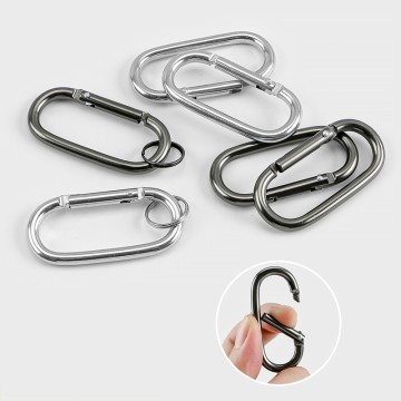 Runder, ovaler Karabinerhaken aus Aluminiumlegierung ...