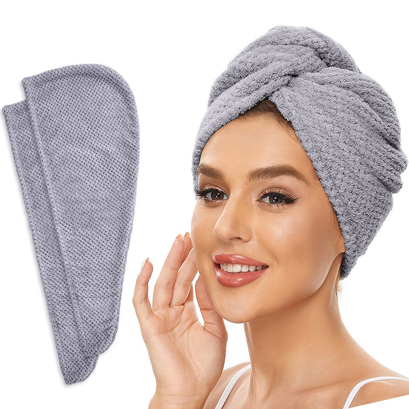 Hair Towels Best Kind Of Coral Fleece Hair Towel For Long Hair