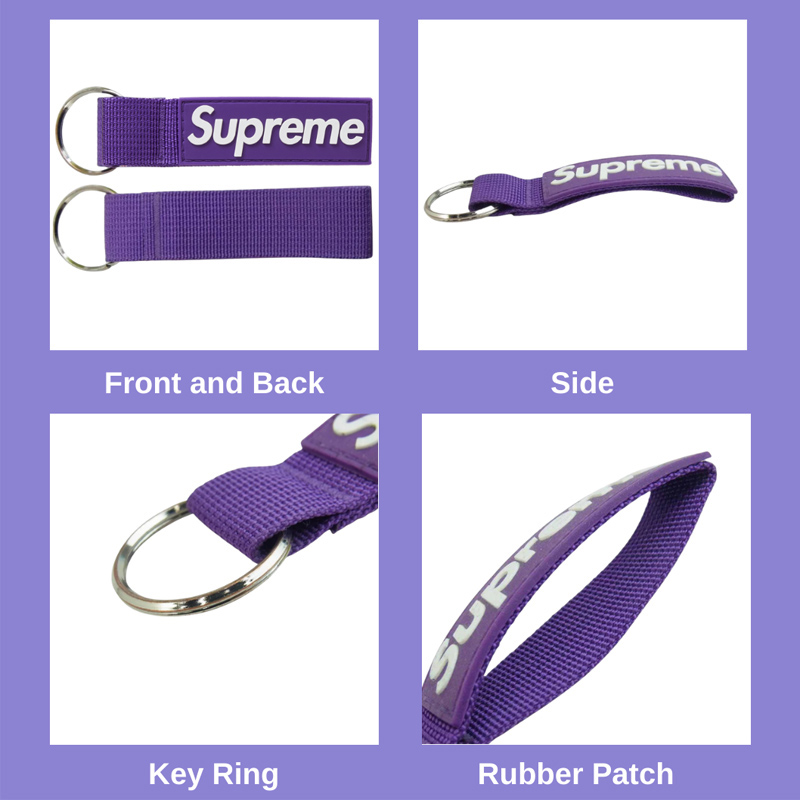 Rantai Kunci Agung Ungu